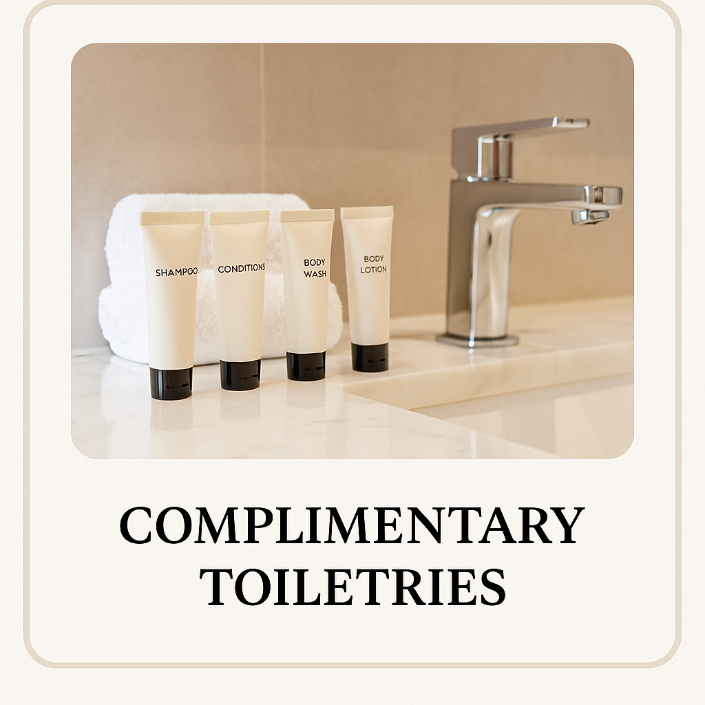 Complimentary toiletries