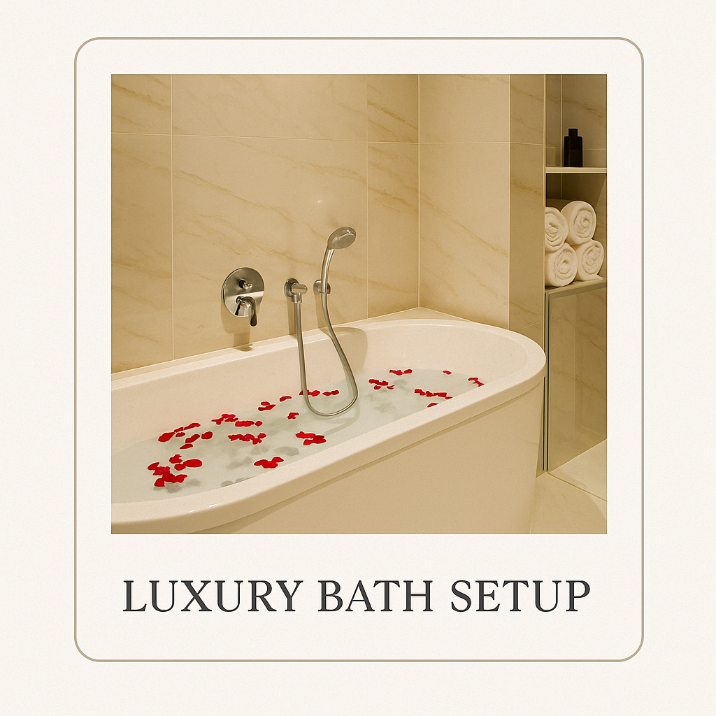 Luxury bath setup