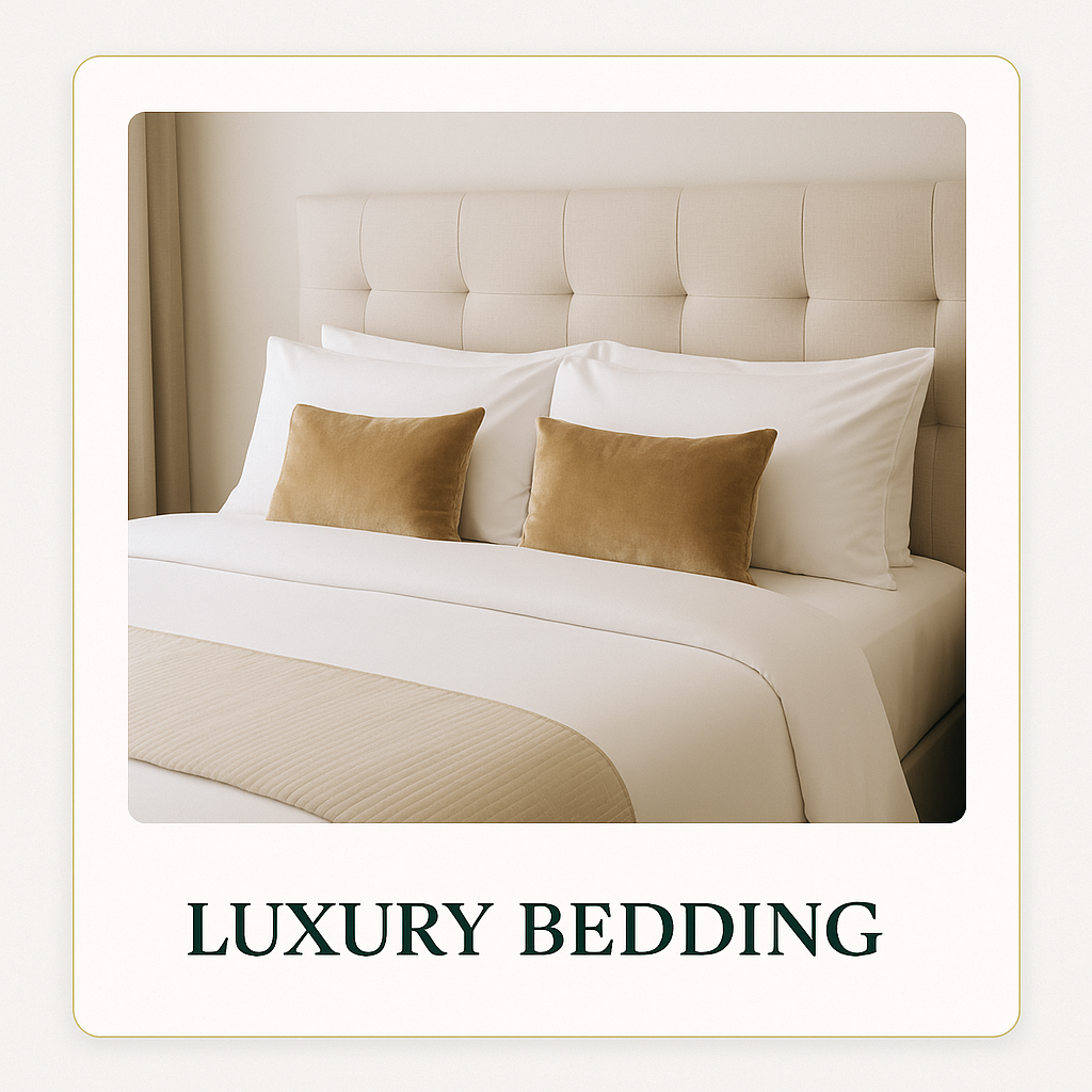 Cozy luxury bedding