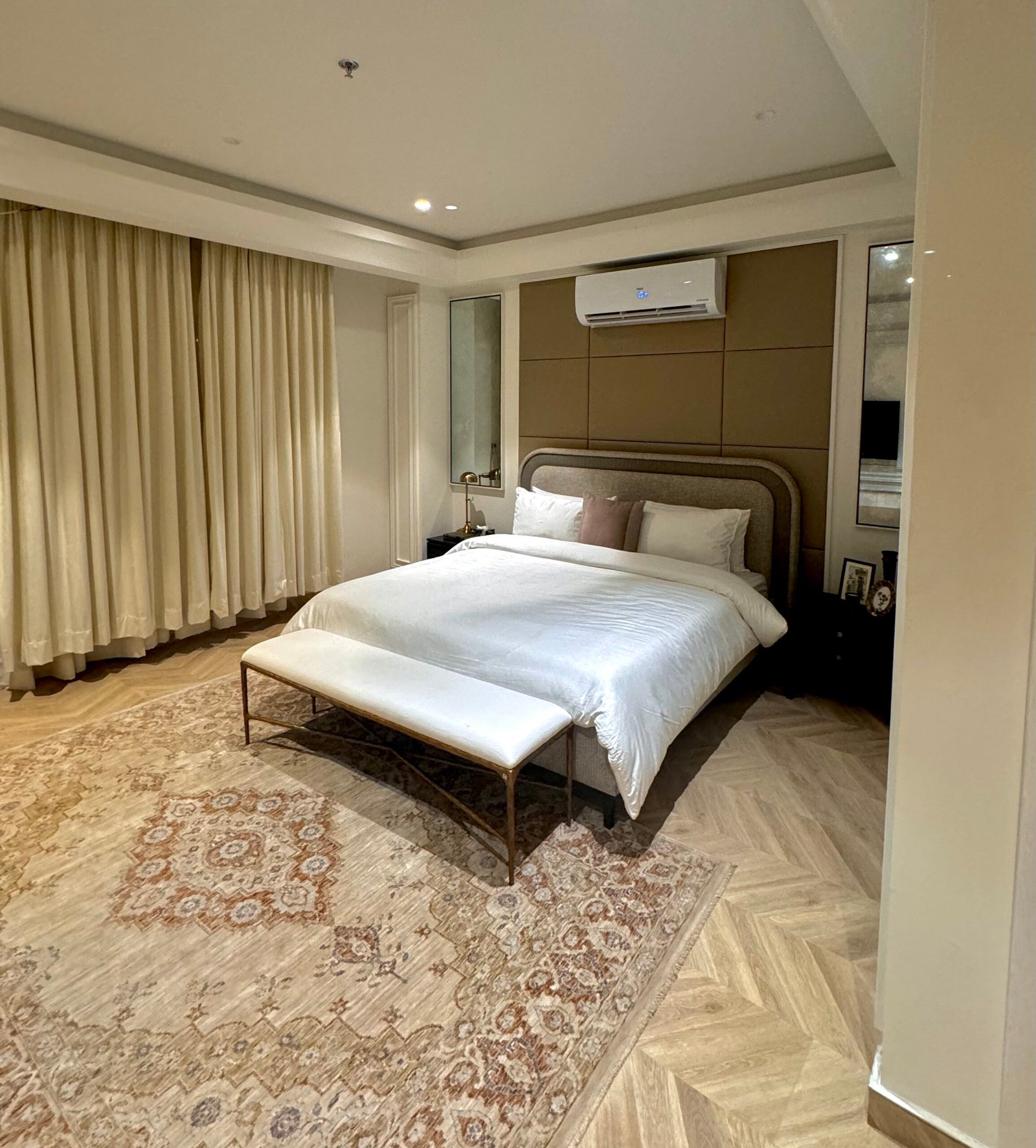 Living lounge with large window view