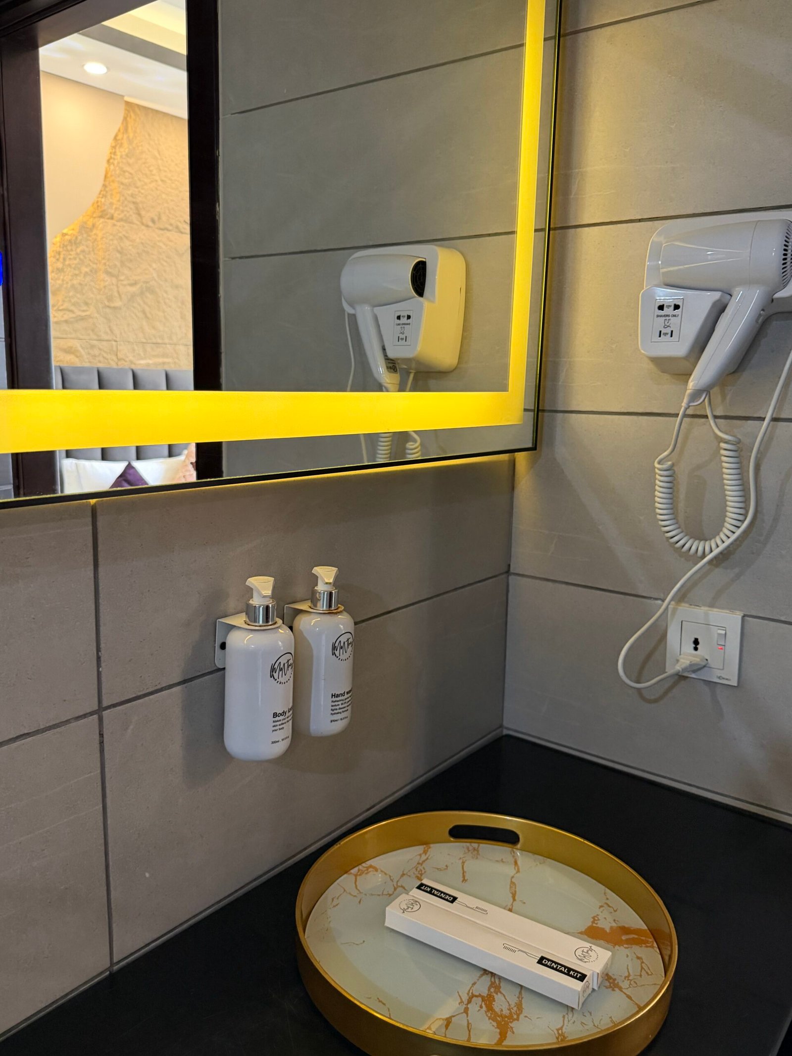 Bathroom details in an Elysium Tower apartment Islamabad
