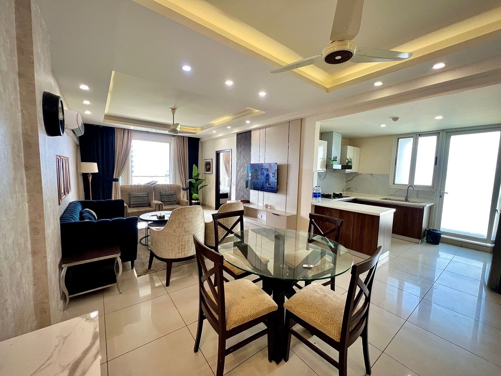 Two Bedroom Apartment Facing Centaurus Mall, Elysium Tower Islamabad serviced apartment