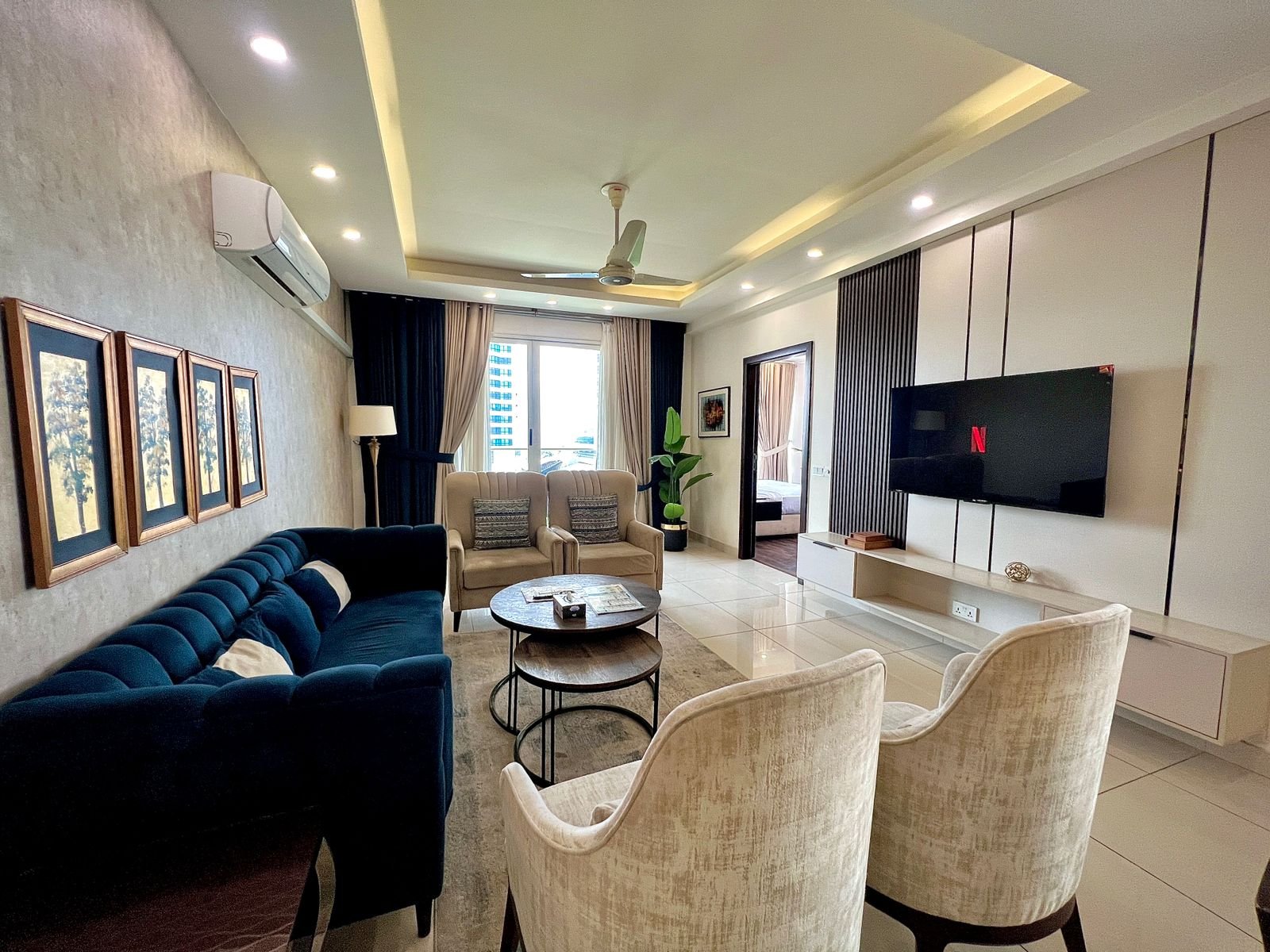Two Bedroom Apartment Facing Centaurus Mall, Elysium Tower Islamabad serviced apartment