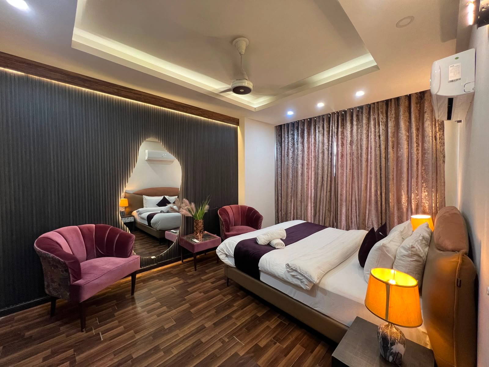 Two Bedroom Apartment with Mountain Views, Elysium Tower Islamabad serviced apartment